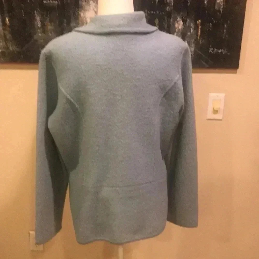 Appleseeds Wool Button Front Blazer-Size Large - image 3